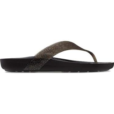 Imagem de Chinelo crocs splash glitter flip black - 36