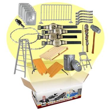 Imagem de Boneco de luta livre Hardcore Gear Special 26 peças para bonecos de luta livre WWE