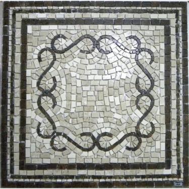 Imagem de Piso Em Mosaico Romano Volute In Quadrato