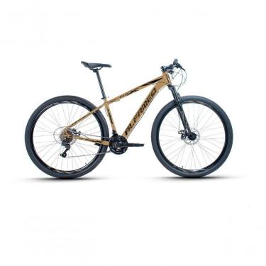 Imagem de Bicicleta Aro 29 Alfameq Afx Alumínio 21v Freio A Disco Garfo Com Suspensão - Marrom Tam.19