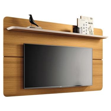Imagem de Painel Suspenso Curv 1.8 Cinamomo-off White Para Tv Até 70 - Hb Móveis Cinamomo-off White