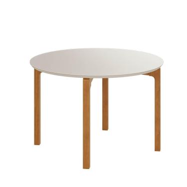 Imagem de Mesa De Jantar Redonda Cativa Jcm Off White 1,08 M