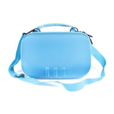 Imagem de GETGEAR Capa Para Fone De Ouvido Realidade Virtual Compatível Com Meta Quest 3/3S, Organizador Viagem Portátil E Alça Ombro Controles, Também Serve 2 Oculus 3 Vision Pro (Azul)