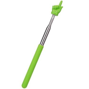 Imagem de Ponteiro retrátil de professor para leitura de crianças em sala de aula, bastão extensível de ponteiro de dedo, bastão longo telescópico dobrável para Dumero escola, suprimentos essenciais para sala