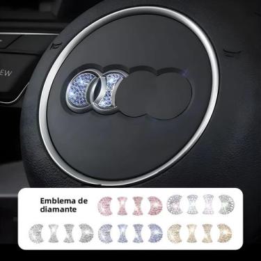 Imagem de Adesivo De Emblema De Volante De Carro Audi Diamond Para A3 A4 A6 A7 A