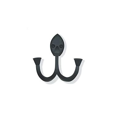 Imagem de Spectrum Diversified 76310 Saxon Gancho Duplo Suporte de Parede, Preto