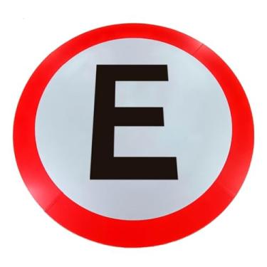 Imagem de Placa de Sinalização, Condomínio, Proibido Estacionar, Refletiva, 40cm, em ACM 3mm (alumínio composto)