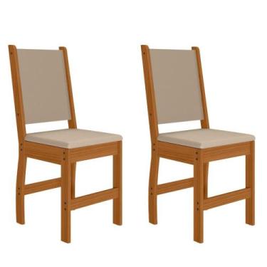 Imagem de Kit 2 Cadeiras para Cozinha Clara - Poliman Móveis