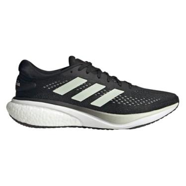 Imagem de adidas Tênis Masculino Supernova 2, Preto/Linho Verde/Laranja Impacto, 12