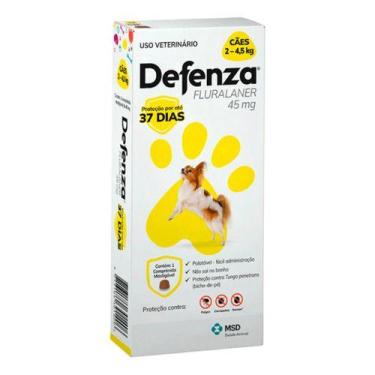 Imagem de Antiparasitário MSD Defenza 45mg para Cães de 2 a 4,5 kg