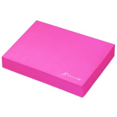Imagem de ProsourceFit Almofada de equilíbrio para exercícios – Tapete de espuma antiderrapante e joelheira para fitness e treinamento de estabilidade, ioga, fisioterapia 39,4 x 31,7 cm, rosa