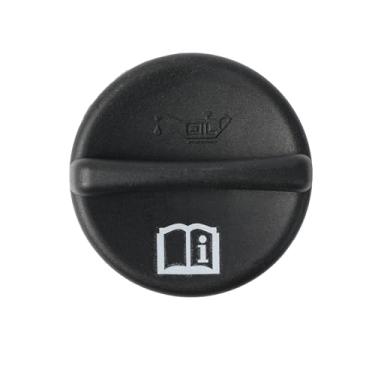 Imagem de Tampa de enchimento de óleo de motor 55566555, tampa de óleo do motor preta, serve para Chevrolet Cruze 2008 2009 2010 2011 2012 2013 Tampa do tanque de combustível
