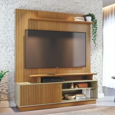 Imagem de Home Theater Rhea Com Design Funcional Cumaru/opala