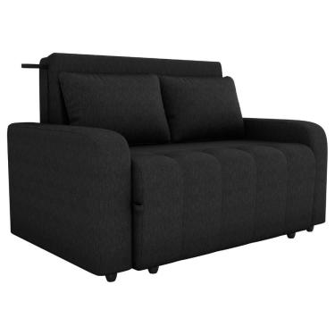 Imagem de Sofa Cama 2 Lugares 138 Cm Amora Tecido Pompeia G501 Milani Store Chumbo