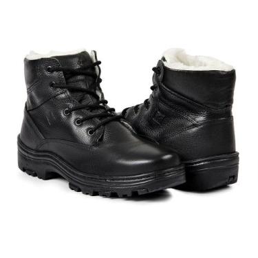 Imagem de Bota Masculina de Inverno para Neve em Couro em Lã Impermeáv - Oslo In