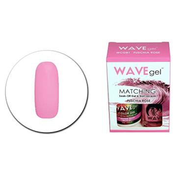 Imagem de WAVEGEL Soak-0ff Gel e Esmalte para Unhas Conjunto Duo Combinando - Rosa Fúcsia - WCG81-81 I 14,2 g