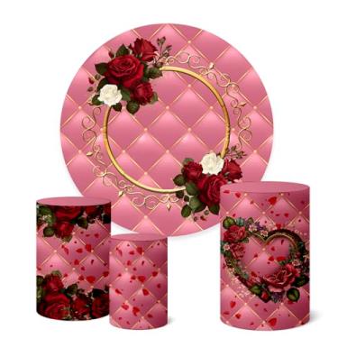 Imagem de Trio Capas Cilindro + Painel Sublimado 1,50m Flores (K1FLS061)