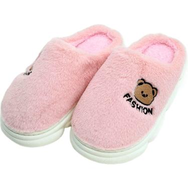 Imagem de Pantufas Sapatos De Inverno Ursinho Chinelos Aconchegantes