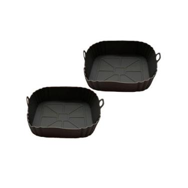 Imagem de Kit Com 2 Cestos de Silicone para Air Fryer Western 16cm