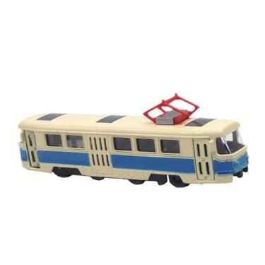 Imagem de MERIGLARE 1:90 escala de brinquedos de ônibus da cidade de carro, Azul