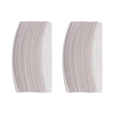 Imagem de 100 Unidades De Lixas De Unha Dupla Face Com Cabo De Metal 100/180 Tir