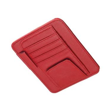 Imagem de Organizador De Viseira Solar Para Carro Com Vários Bolsos, Óculos De S