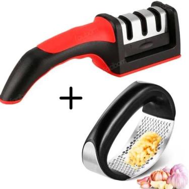Imagem de Kit Espremedor Compacto + Afiador Elegante Moderno - Lippin