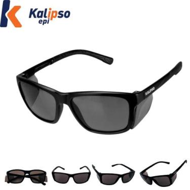 Imagem de Óculos De Proteção Kalipso Cancun Preto Lente Fume C.A 45873