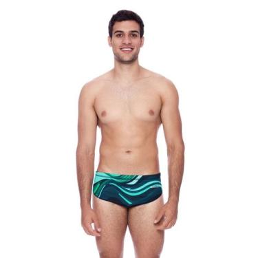 Imagem de Sunga Speedo Clássica Waves Azul Nautico, M, Homem, Azul