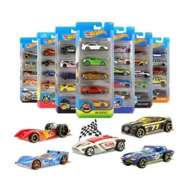 Imagem de Hot Wheels Blister Com 5 Carrinhos Sortidos 1806 Mattel