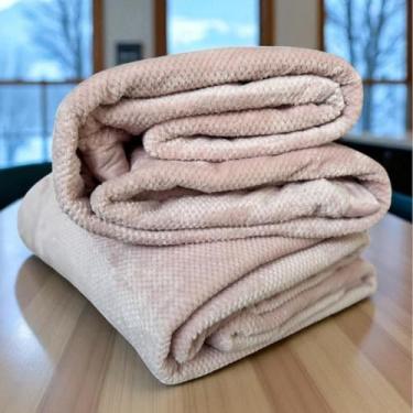 Imagem de Manta Cobertor Queen Karsten Microfibra Premium Ultra Macia - Cor Rosê