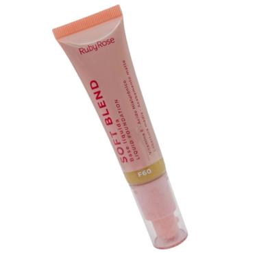 Imagem de Ruby Rose Base Líquida Soft Blend 30ml Cor: F60