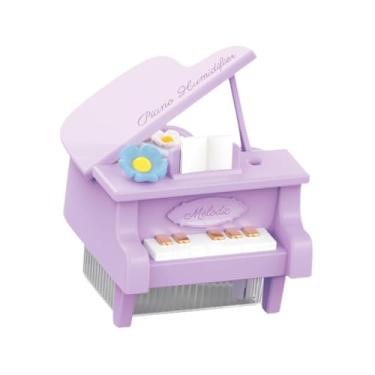 Imagem de IEUDNS Umidificador de ar para piano, difusor de névoa, mesa, interruptor de desligamento automático, portátil, 7 luzes coloridas, 2 modos de configuração, Tolet