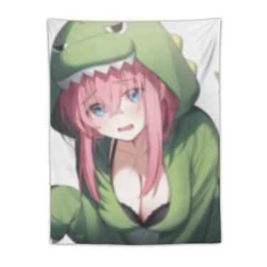 Imagem de LIEGBMEU Tapeçaria sexy sexy de anime menina 76.2 cm x 101.6 cm interior exterior parede colcha arte decoração de tapeçaria caprichosa, AF151