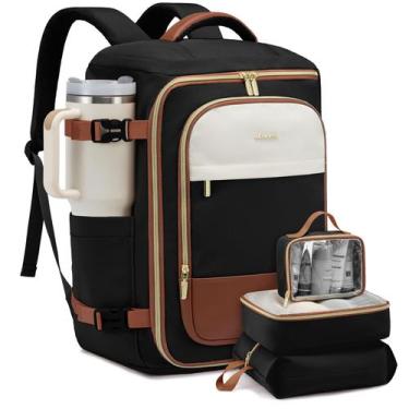 Imagem de Mochila de viagem LOVEVOOK 40L para mulheres com cubos de embalagem de