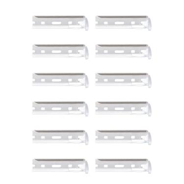 Imagem de Lâminas de substituição para barbeador facial – Adequado para refil de navalha facial Tweezerman. 12 unidades (pacote com 1)