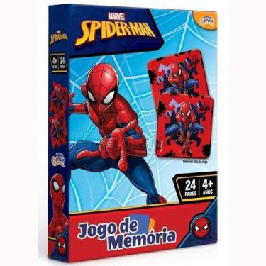 Imagem de Jogo Da Memória Infantil Homem Aranha Com 24 Pares Toyster - Hasbro