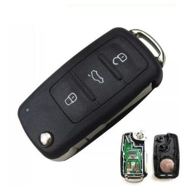Imagem de Chave Completa Canivete Tiguan Gol Fox Voyage Jetta Vw G6 Up - Euro Im