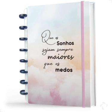 Imagem de Caderno De Discos Folhas Reposicionáveis Capa Dura - Frases - NISTI PR