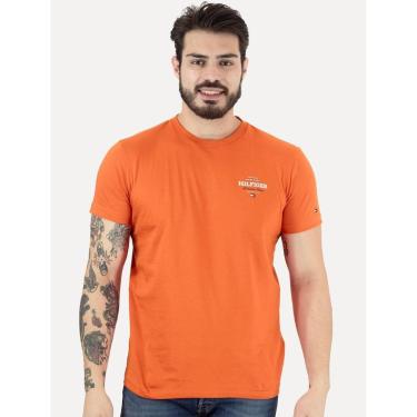 Imagem de Camiseta Tommy Hilfiger Masculina Monotype All American Laranja-Masculino