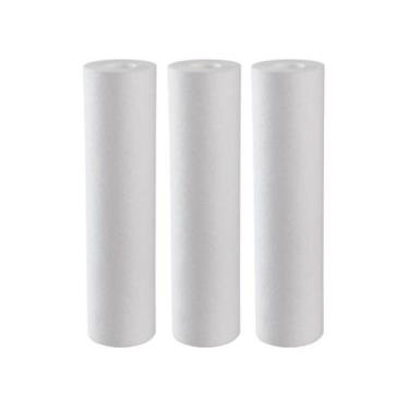 Imagem de Kit 3 Refil Cartucho Polipropileno Liso 10x2.1/2 20 Micras - BR Fish A