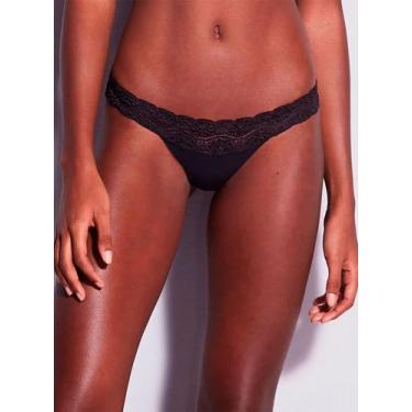 Imagem de Calcinha Fio Dental Hope 13784 Invisível Renda E Microfibra T. P/G, P,