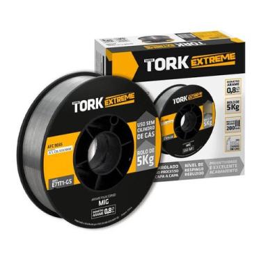 Imagem de Arame Para Solda Mig Uso Sem Gás 0.8mm Rolo De 5 Kg - Super Tork AFC-9
