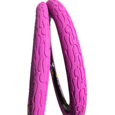 Imagem de Par Pneu Kenda Flame Aro 26 X 2.125 Grau Viking Gios - NTZ, Rosa, Chic