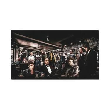Imagem de Pôster De Filme Do Filme Godfather Pulp Fiction Scarface, Pintura Em T