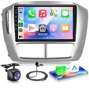 Imagem de 4G + 64G Android 15 estéreo automotivo para Honda Pilot 2006 2007 2008 com carplay sem fio Android Auto, tela sensível ao toque de 23 cm 1280 x 720 GPS/WiFi/Bluetooth 5.0/FM/32EQ/SWC/câmera de backup