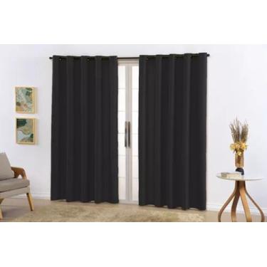 Imagem de Cortina Porta Janela Com Ótimo Caimento Oxford 3,00 X 2,20m Altura - C