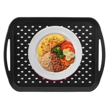 Imagem de Bandeja Antiderrapante Plástico 38x28,5cm - CLINK