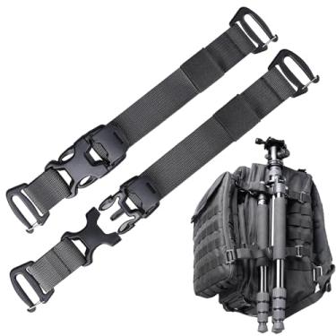 Imagem de Pitozer Molle Correias para Mochila Sistema de Nível de Corrida Tático Acessório Molle para Mochila Militar Tática Acessórios de Engrenagem de Compressão Pacote de Alça de Fixação com Fivela