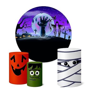 Imagem de Trio Capas Cilindro e Painel Festa 1,50m Halloween (K1HAL0018)